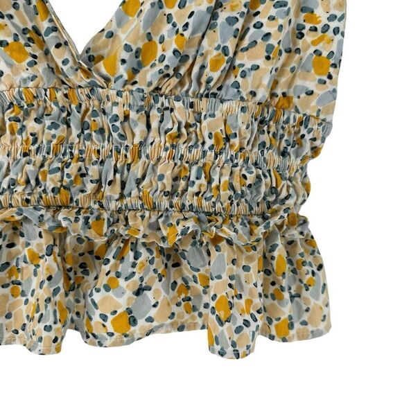 Floral Print Crop Top with Adjustable Straps - Picture 3 of 7